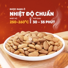 Hạt hạnh nhân sấy chín TANU NUTS, hạnh nhân rang Mỹ hạt ngũ cốc dinh dưỡng tốt cho bà bầu