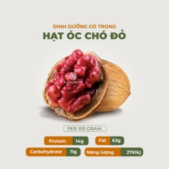 Nhân óc chó đỏ TANU NUTS, hạt óc chó tách vỏ Mỹ, hạt ngũ cốc dinh dưỡng tốt cho bà bầu, cho bé