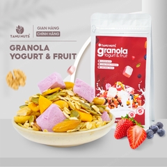 Ngũ cốc sữa chua sấy khô TANU NUTS túi 500g, granola ăn kiêng mix các loại hạt dinh dưỡng giảm cân.