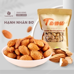 Hạnh nhân rang bơ TANU NUTS, hạt hạnh nhân Mỹ vỏ mỏng, hạnh nhân mật ong