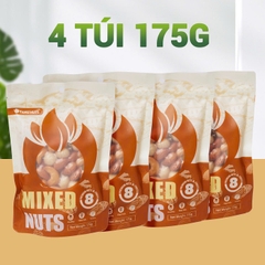 Hạt dinh dưỡng mix 8 loại TANU NUTS, ngũ cốc granola siêu hạt ăn kiêng giảm cân, ngũ cốc bà bầu