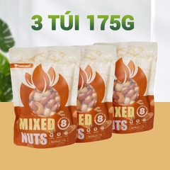 Hạt dinh dưỡng mix 8 loại TANU NUTS, ngũ cốc granola siêu hạt ăn kiêng giảm cân, ngũ cốc bà bầu
