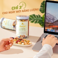 Hạt dinh dưỡng mix 8 loại TANU NUTS, ngũ cốc granola siêu hạt ăn kiêng giảm cân, ngũ cốc bà bầu