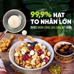 Hạt dinh dưỡng mix 8 loại TANU NUTS, ngũ cốc granola siêu hạt ăn kiêng giảm cân, ngũ cốc bà bầu