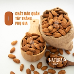 Hạt hạnh nhân sống TANU NUTS túi 500g, hạnh nhân Úc, hạt làm sữa, nấu ăn, tốt cho bà bầu, bé.