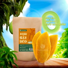 Xoài sấy dẻo không đường TANU NUTS túi 400g, trái cây sấy tốt cho người ăn kiêng, bà bầu.