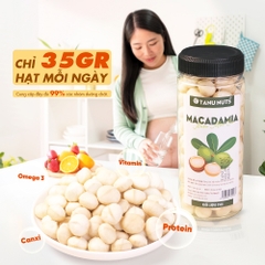 Nhân hạt macca tách vỏ TANU NUTS, hạt mắc ca Tây Nguyên rang sấy tốt cho bà bầu