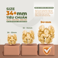 Nhân óc chó vàng TANU NUTS, hạt óc chó tách vỏ Chile tốt cho bà bầu, cho bé