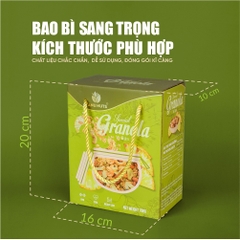 Granola siêu hạt Special TANU NUTS ngũ cốc granola mix hạt dinh dưỡng tốt cho bà bầu, ăn kiêng giảm cân.