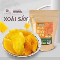 Xoài sấy dẻo không đường TANU NUTS túi 400g, trái cây sấy tốt cho người ăn kiêng, bà bầu.