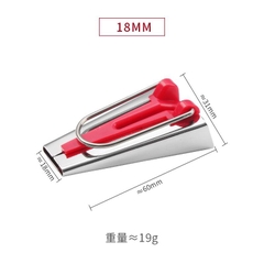 Bộ CỮ ỦI VIỀN BÀN LÀ dụng cụ làm ủi viền bằng nhựa và kim loại, đủ size gập viền vải dùng trong ngành may mặc