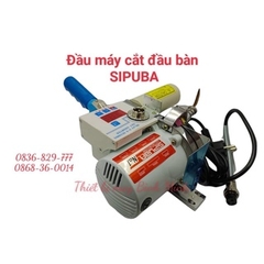 Đầu máy cắt vải đầu bàn nhãn hiệu  SIPUBA  ( Chỉ bao gồm đầu máy cắt và dây nguồn) KHÔNG BAO GỒM THANH RAY, CHÂN RAY