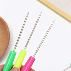 Dùi mũi nhọn CÁN NHỰA, dụng cụ lấy dấu cán nhựa trên chất liệu gỗ, nhưa, giấy cứng