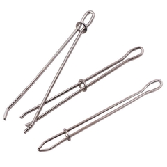Dụng cụ kẹp luồn chun bằng thép, Nhíp luồn chun, Xỏ chun, giúp việc luồn chun dễ dàng hơn(GIÁ 1 CÁI)