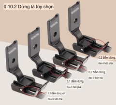Chân vịt S570 DAYU MÍ 2 KIM TRÁI, PHẢI được dùng cho máy 2 kim công nghiệp LOẠI XỊN (giá 1 cái)