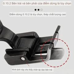 Chân vịt S570 DAYU MÍ 2 KIM TRÁI, PHẢI được dùng cho máy 2 kim công nghiệp LOẠI XỊN (giá 1 cái)