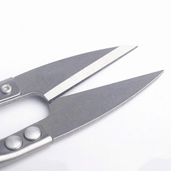 Kéo bấm chỉ AKTION NHỎ INOX TRẮNG AK-805S, dài 10.8cm siêu sắc, nhỏ gọn