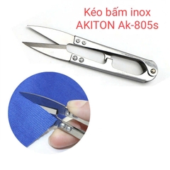Kéo bấm chỉ AKTION NHỎ INOX TRẮNG AK-805S, dài 10.8cm siêu sắc, nhỏ gọn