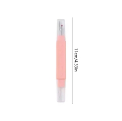 Dụng cụ xỏ kim và tháo chỉ rọc rạch khuyết 2 ĐẦU có nắp đậy tiện dụng (GIÁ 1 CÁI)