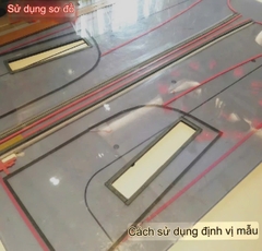 Xốp dán gá dưỡng lập trình, dán cữ trần đè dài 28cm, rộng 0.5cm, dày 1ly, 2ly, 3 ly, 4ly dùng trong ngành may(GIÁ 1 HỘP)