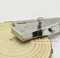 Cữ tra dây khoá kéo ĐA NĂNG KIỂU MỚI, chạy dây khoá máy may dùng cho máy may 1 kim công nghiệp (Tặng kèm 02 ốc bắt cữ)