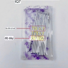 Kim TIGER đính cúc KIM DÀI TQ*7#N dùng cho máy may công nghiệp (GIÁ VỈ 10 CÁI)