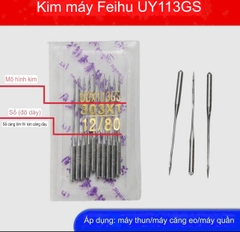 Kim Tiger UO*113#N dùng cho máy kansai trần chun NHIỀU KIM (VỈ 10 CÁI)