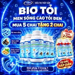 COMBO 5 CHAI BIO TỎI 500ML - TẶNG 2 CHAI
