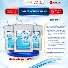 MEN VI SINH BIO - EM GỐC BIOMART 200GR- XỬ LÝ NƯỚC AO NUÔI , HẤP THU KHÍ ĐỘC, ÉP NHANH HẠI KHUẨN