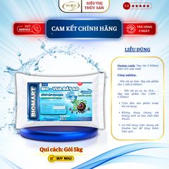 BIO VUA ĐÁY AO - BIOMART- VI SINH VIÊN, XỬ LÝ ĐÁY GÓI 5KG