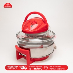 Lò Nướng Thủy Tinh 12 Lít Kim Cương - Lò Nướng Đa Năng [Bảo Hành 1 Đổi 1]