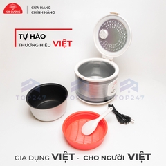 Nồi Cơm Điện Kim Cương - Nắp Gài Chống Dính 1.2 Lít [Chính Hãng]
