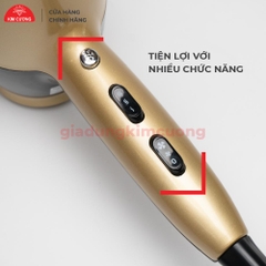 Máy Sấy Tóc Nóng Lạnh Công Suất Lớn 2000 W - Máy Sấy Tóc 2 Chiều Kim Cương 6633