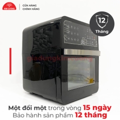 Nồi Chiên Không Dầu Kim Cương - Dung Tích 12 Lít [Bảo Hành Chính Hãng 1 Đổi 1]