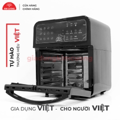 Nồi Chiên Không Dầu Kim Cương - Dung Tích 12 Lít [Bảo Hành Chính Hãng 1 Đổi 1]