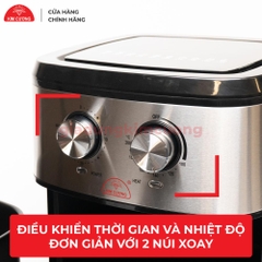 Nồi Chiên Không Dầu Kim Cương - Dung Tích 9.2 Lít [Bảo Hành Chính Hãng 1 Đổi 1]