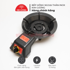 Bếp Khè Gas Mini - Bếp Khò Lửa Kim Cương 3.5kg [Bảo Hành Chính Hãng 1 Đổi 1]