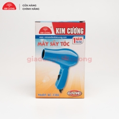 Máy Sấy Tóc Kim Cương 600W - Máy Sấy Tóc Mini 2 Tốc Độ [Bảo Hành 1 Đổi 1]