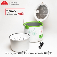 Nồi Cơm Điện Kim Cương - Nắp Gài Chống Dính 3.2 Lít [Chính Hãng]