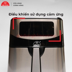 Nồi Chiên Không Dầu Kim Cương - Dung Tích 7.2 Lít [Bảo Hành Chính Hãng 1 Đổi 1]