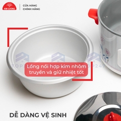 Nồi Cơm Điện Kim Cương - Nắp Rời 2.2 Lít [Chính Hãng]