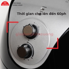 Nồi Chiên Không Dầu Kim Cương - Dung Tích 5.5 Lít [ Bảo Hành Chính Hãng 1 Đổi 1]