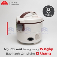 Nồi Cơm Điện Kim Cương - Nắp Gài Chống Dính 1.5 Lít Thông Minh [Chính Hãng]