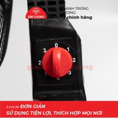 Quạt Công Nghiệp B5 5 Cánh - Quạt Cây Đứng Kim Cương [Bảo Hành Chính Hãng 12 Tháng]