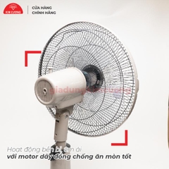 Quạt Lỡ Kim Cương - Quạt Đứng Lỡ B4 Ống Nhựa [Bảo Hành Chính Hãng 12 Tháng]