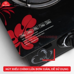 Bếp Gas Đơn Dương Kính Cường Lực Kim Cương [ Bảo Hành Chính Hãng 12 Tháng]