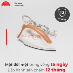 Bàn Ủi Kim Cương - Bàn Là Khô KC-T602 [ Bảo Hành Chính Hãng 12 Tháng ]