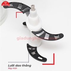 Máy Xay Thịt Đa Năng 2 Lít Kim Cương - 4 Lưỡi Dao Thép Không Gỉ [Bảo Hành 1 Đổi 1]