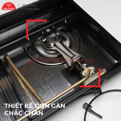 Bếp Gas Đôi Dương Kính Cường Lực Kinh Cương [Bảo Hành Chính Hãng 12 Tháng]