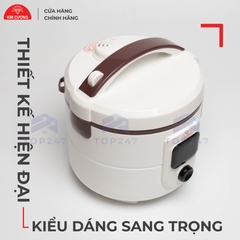 Nồi Cơm Điện Kim Cương - Nắp Gài Chống Dính 1.5 Lít Thông Minh [Chính Hãng]